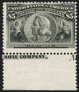 Sale 1175, Lot 543, 1893 Columbian Issue (Scott 230-245)
