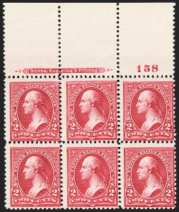 Sale 1175, Lot 546, 1894 Unwatermarked Bureau Issue (Scott 246-263)
