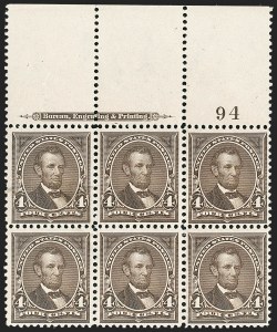 Sale 1175, Lot 559, 1895-98 Watermarked Bureau Issues (Scott 264-284)