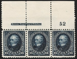 Sale 1175, Lot 565, 1895-98 Watermarked Bureau Issues (Scott 264-284)