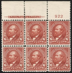 Sale 1175, Lot 572, 1895-98 Watermarked Bureau Issues (Scott 264-284)