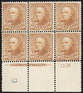 Sale 1175, Lot 573, 1895-98 Watermarked Bureau Issues (Scott 264-284)