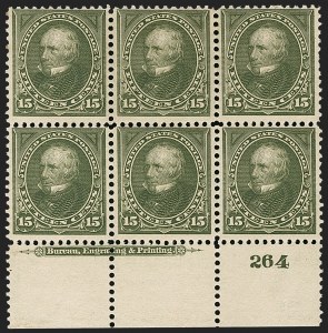 Sale 1175, Lot 574, 1895-98 Watermarked Bureau Issues (Scott 264-284)