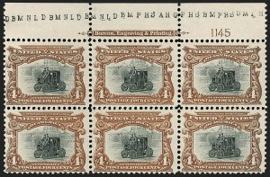 Sale 1175, Lot 587, 1901 Pan-American Issue (Scott 294-299)