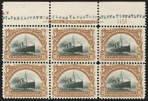 Sale 1175, Lot 590, 1901 Pan-American Issue (Scott 294-299)