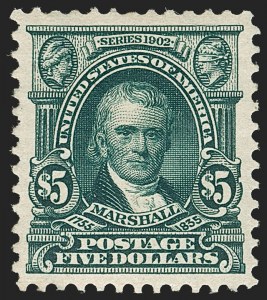 Sale Number 1175, Lot Number 602, 1902-08 Issues (Scott 300-320)