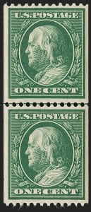 Sale 1175, Lot 624, 1908-10 Washington-Franklin Issues (Scott 331-366)