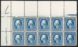Sale 1175, Lot 637, 1910-13 Washington-Franklin Issue (Scott 374-396)