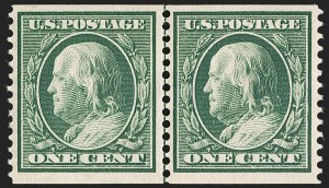 Sale 1175, Lot 643, 1910-13 Washington-Franklin Issue (Scott 374-396)