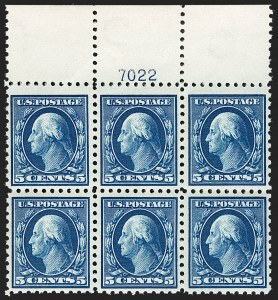 Sale 1175, Lot 674, 1913-15 Washington-Franklin Issues (Scott 424-461)