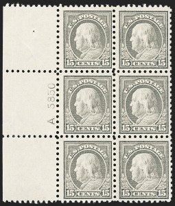 Sale 1175, Lot 681, 1913-15 Washington-Franklin Issues (Scott 424-461)