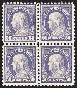 Sale 1175, Lot 684, 1913-15 Washington-Franklin Issues (Scott 424-461)