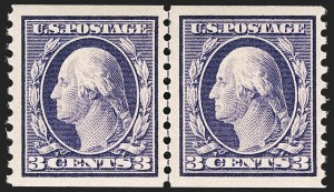 Sale 1175, Lot 688, 1913-15 Washington-Franklin Issues (Scott 424-461)