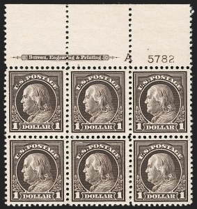 Sale 1175, Lot 725, 1917-19 Issues (Scott 481-524)