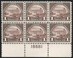 Sale 1175, Lot 757, 1922 and Later Issues (Scott 551-679)