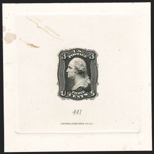 Sale 1179, Lot 2010, Essays, Proofs and Specimens: 1847 thru 1861 Issues