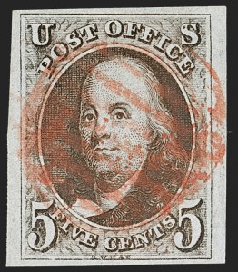 Sale 1179, Lot 2074, 1847 Issue and Reproduction (Scott 1-4)