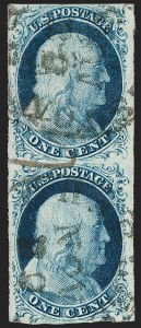 Sale 1179, Lot 2091, 1c-3c 1851-56 Issue (Scott 6-11A)
