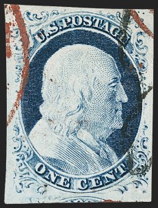 Sale 1179, Lot 2101, 1c-3c 1851-56 Issue (Scott 6-11A)