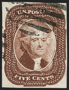 Sale 1179, Lot 2112, 5c-12c 1851-56 Issue (Scott 12-17)