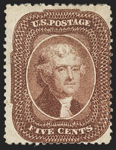 Sale 1179, Lot 2131, 1857-60 Issue (Scott 18-39)