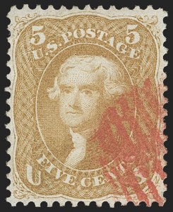 Sale 1179, Lot 2147, 1861-66 Issue (Scott 56-78)