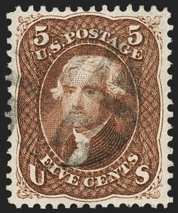 Sale 1179, Lot 2158, 1861-66 Issue (Scott 56-78)