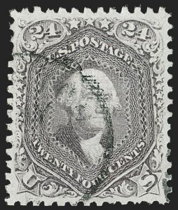 Sale 1179, Lot 2168, 1867-68 Grilled Issue, 1875 Re-Issue (Scott 79-110)