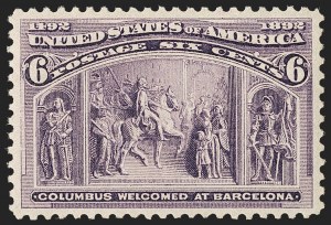 Sale Number 1179, Lot Number 2243, 1c-50c 1893 Columbian Issue (Scott 230-240)