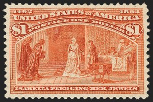 Sale 1179, Lot 2258, $1.00-$5.00 1893 Columbian Issue (Scott 241-245)
