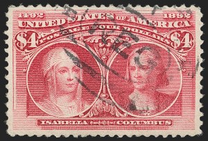 Sale 1179, Lot 2274, $1.00-$5.00 1893 Columbian Issue (Scott 241-245)