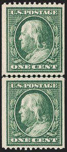 Sale 1179, Lot 2368, 1910-15 Washington-Franklin Issues (Scott 374-461)