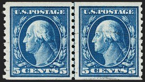 Sale 1179, Lot 2381, 1910-15 Washington-Franklin Issues (Scott 374-461)