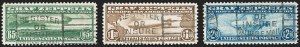 Sale 1179, Lot 2476, Air Post: Graf Zeppelin Issue (C13-C15)