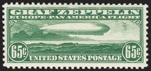 Sale 1179, Lot 2482, Air Post: Graf Zeppelin Issue (C13-C15)