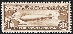 Sale 1179, Lot 2486, Air Post: Graf Zeppelin Issue (C13-C15)