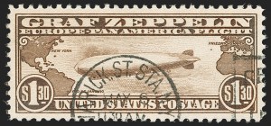 Sale 1179, Lot 2488, Air Post: Graf Zeppelin Issue (C13-C15)