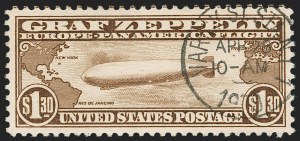 Sale 1179, Lot 2489, Air Post: Graf Zeppelin Issue (C13-C15)