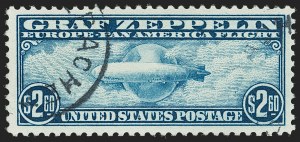 Sale 1179, Lot 2499, Air Post: Graf Zeppelin Issue (C13-C15)