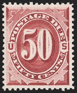 Sale 1179, Lot 2517, Back-of-Book: Special Delivery thru Parcel Post, 1c-50c Bright Claret (J22-J28) Sale 1179, Lot 2517, Back-of-Book: Special Delivery thru Parcel Post