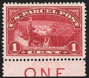 Sale Number 1179, Lot Number 2534, Back-of-Book: Special Delivery thru Parcel Post