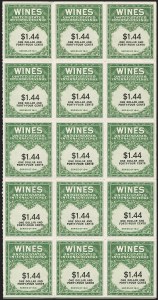 Sale 1179, Lot 2720, Revenues: Wine Stamps, Distilled Spirits