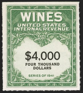 Sale 1179, Lot 2724, Revenues: Wine Stamps, Distilled Spirits