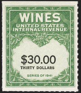 Sale 1179, Lot 2729, Revenues: Wine Stamps, Distilled Spirits