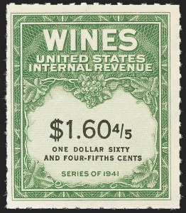 Sale 1179, Lot 2730, Revenues: Wine Stamps, Distilled Spirits