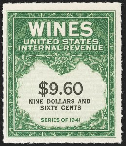 Sale 1179, Lot 2731, Revenues: Wine Stamps, Distilled Spirits