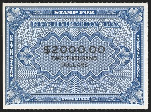 Sale 1179, Lot 2737, Revenues: Wine Stamps, Distilled Spirits