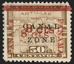 Sale 1179, Lot 2761, U.S. Possessions: Canal Zone