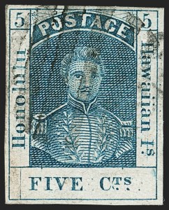 Sale 1179, Lot 2784, U.S. Possessions: Hawaii, Missionaries thru Kamehameha III Issues