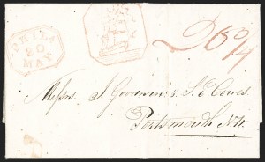 Sale 1185, Lot 2, Colonial, Stampless, Clipperton Island, Free Frank